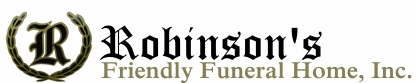Robinson's Friendly Funeral Home, Inc. - Moss Point, MS 228-475-4392 & Laurel, MS 39440 601-426-2229